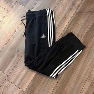 Adidas Black‎ Athletic Workout Jogger Sweatpants Men 2XL Bin M-80- NWT